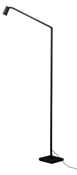 Stojací Lampa Nemo Lighting, stmívatelné, Černá, Obývací pokoj, Hliník