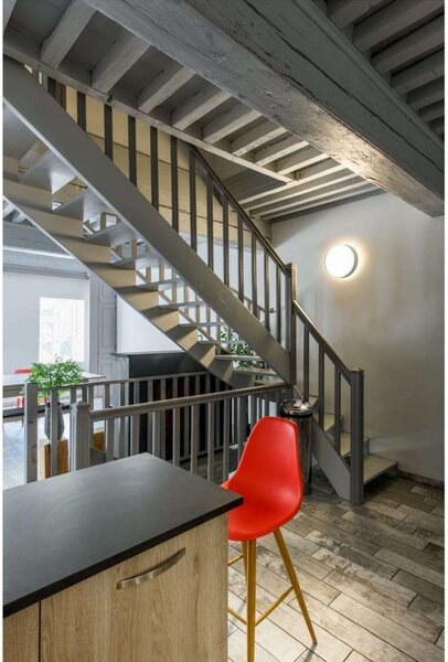 Stropní Lampa SLV, stmívatelné, Šedá, Obývací pokoj, Hliník