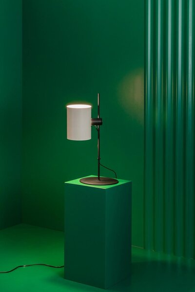 GUADALUPE černá/béžová stolní lampa - FARO