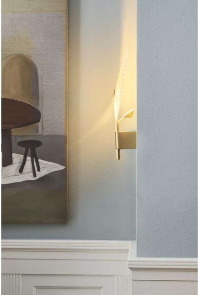 Nástěnná Svítidla GEJST, Liris, stmívatelné, Zlatá / mosazná, Obývací pokoj, Kov, Design