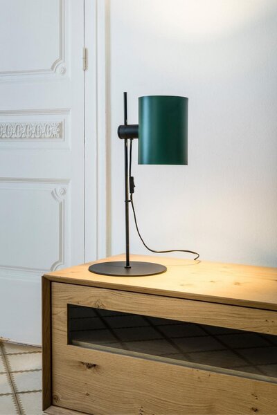 GUADALUPE černá/zelená stolní lampa - FARO