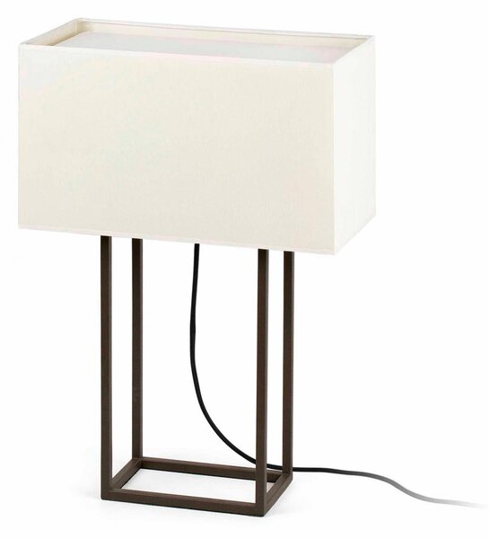 VESPER hnědá a béžová stolní lampa - FARO