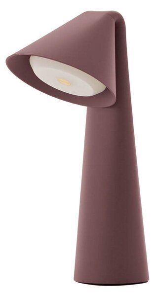 Stolní lampa FRANDSEN, Ami, stmívatelné, Hnědá / Rezavá, Jídelna, Plast, Moderní