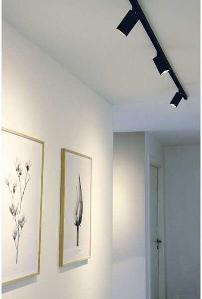 Stropní Lampa ANTIDARK, Černá, Obývací pokoj, Hliník