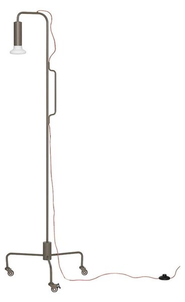 Stojací Lampa Hübsch, Hnědá / Rezavá, Obývací pokoj, Kov, Design