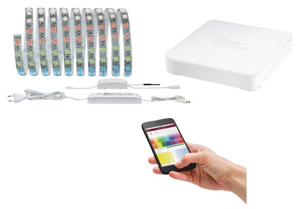 P 5009 SmartHome startovací sada Reflex Strip sada 3m RGBW včetně SmartFriends Box - PAULMANN