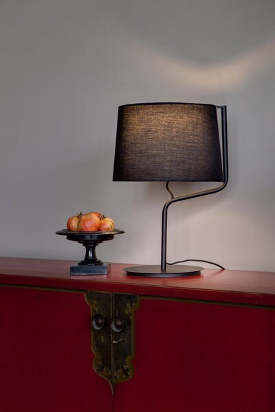 BERNI černá stolní lampa - FARO