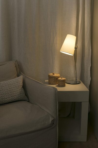 LUPE chrom stolní lampa - FARO