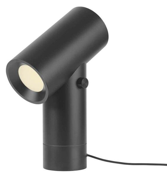 Stolní lampa Muuto, Černá, Ložnice, Hliník