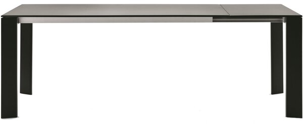 Fast Hliníkový rozkládací jídelní stůl Grande Arche, Fast, obdélníkový 160-210x90x74 cm, rám hliník barva dle vzorníku, deska lakovaný hliník barva speckled anthracite