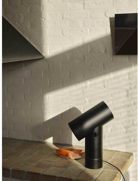 Stolní lampa Muuto, Černá, Ložnice, Hliník