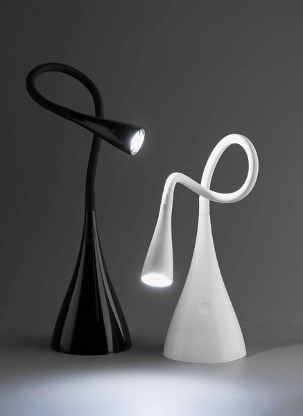 LENA černá stolní lampa na čtení - FARO