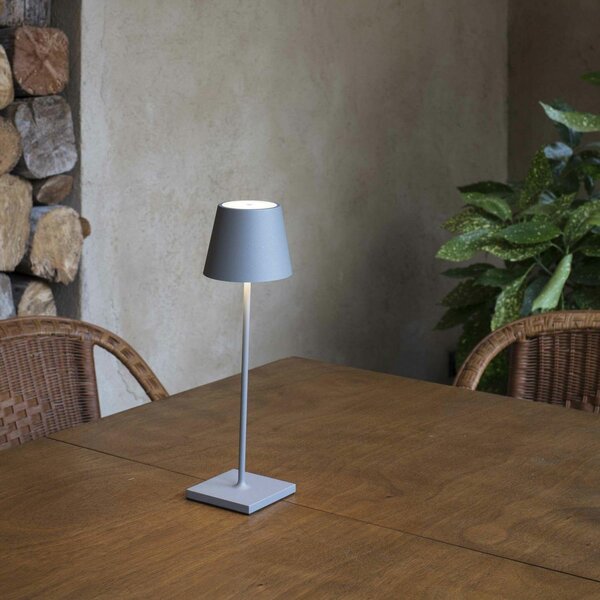 TOC 380 šedá přenosná stolní lampa - FARO