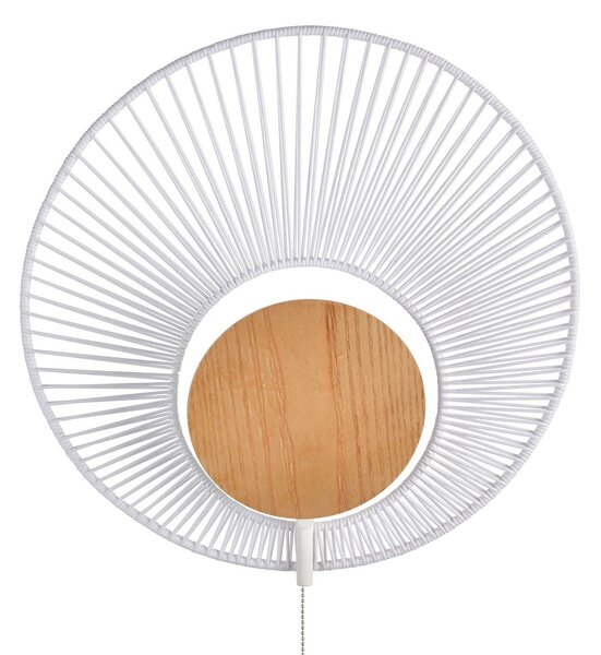 Nástěnná Svítidla Forestier, Oyster, stmívatelné, Bílá, Obývací pokoj, Kov, Design