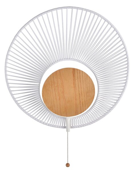 Nástěnná Svítidla Forestier, Oyster, stmívatelné, Bílá, Obývací pokoj, Kov, Design