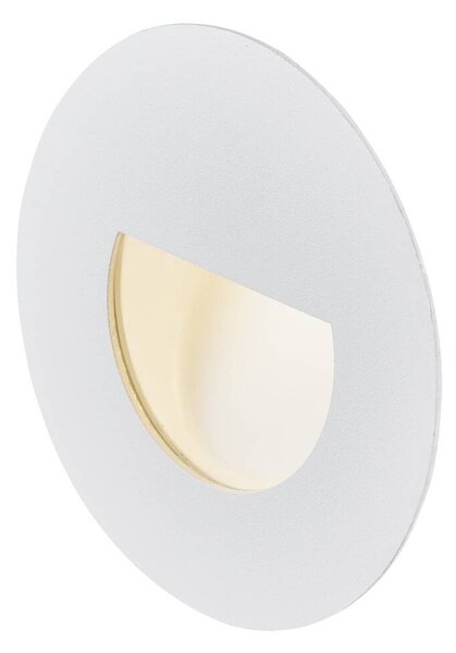 LA 1002922 WORO Indoor, nástěnné vestavné LED svítidlo, 3000K, bílé - BIG WHITE (SLV)