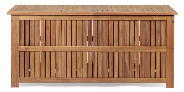 Dřevěný zahradní úložný box v přírodní barvě Noemi – Bizzotto