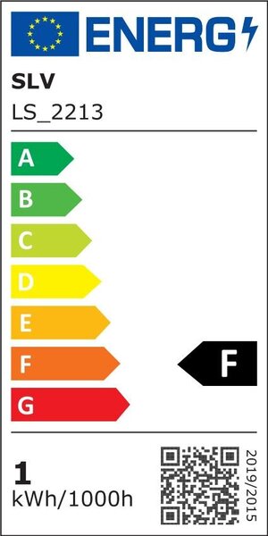 LA 1002922 WORO Indoor, nástěnné vestavné LED svítidlo, 3000K, bílé - BIG WHITE (SLV)