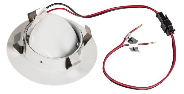 LA 1002922 WORO Indoor, nástěnné vestavné LED svítidlo, 3000K, bílé - BIG WHITE (SLV)