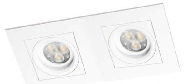 BPM 3001.01.RF.WH-WH.40.HI.8 Zápustné svítidlo CARE LED 2x 10W 3000K 40° 1468lm bílé - BPM (starý kód: 4201LED2.D40.3K)