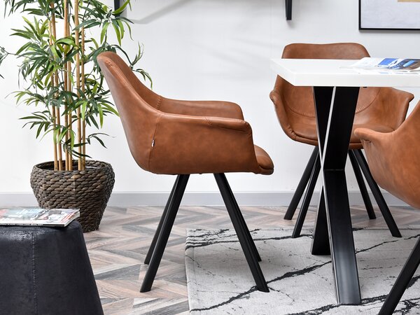 Židle Mirabell (hnědá + černá). Akce -10%