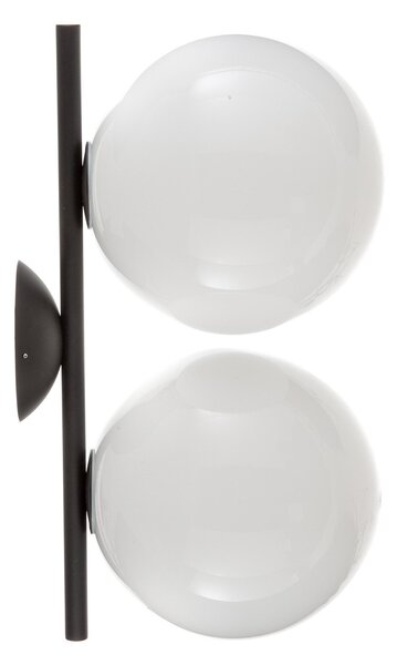 Nástěnná Svítidla FLOS, IC C/W1 Double, stmívatelné, Bílá, Obývací pokoj, Sklo, Design