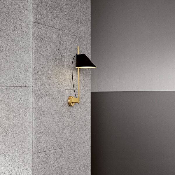 Nástěnná Svítidla Louis Poulsen, Yuh Brass, stmívatelné, Černá, Obývací pokoj, Kov, Design
