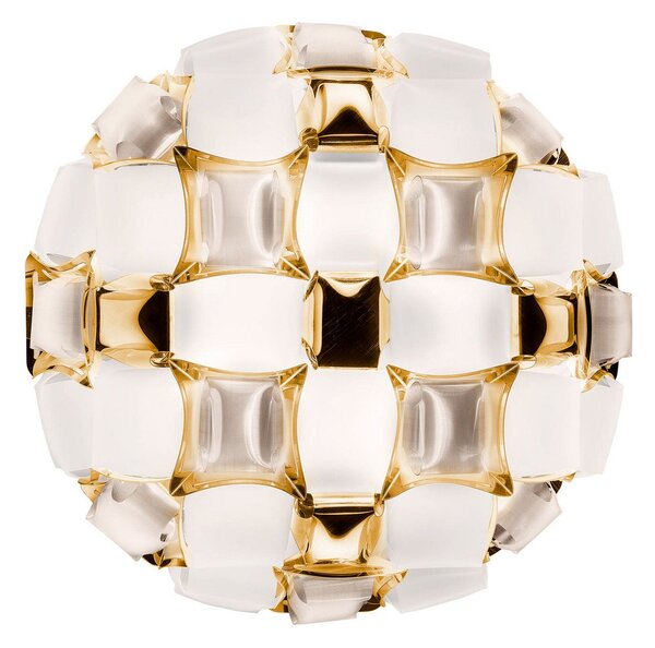 Nástěnná Svítidla Slamp, Mida, stmívatelné, Zlatá / mosazná, Obývací pokoj, Plast, Design