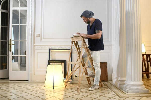 AKANE 595 béžová stolní lampa - FARO