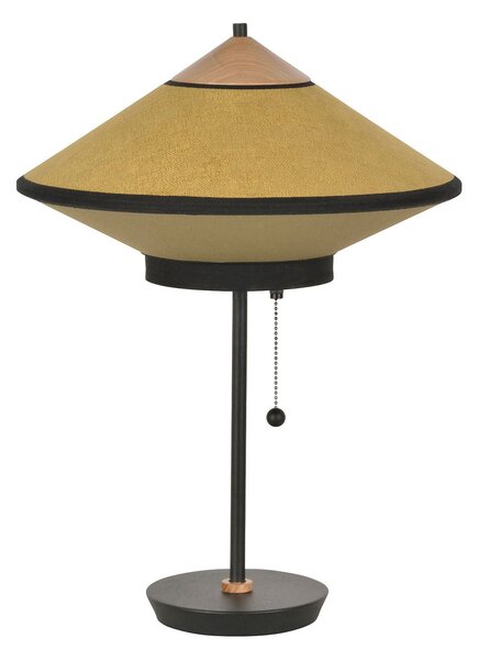 Stolní lampa Forestier, Cymbal S, Bronzová / starobylá mosaz, Obývací pokoj, Tkanina / Textil, Design
