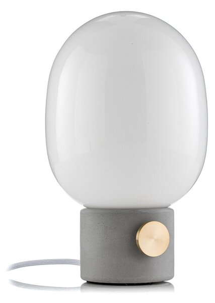 Stolní lampa Audo Copenhagen, JWDA, stmívatelné, Šedá, Obývací pokoj, Beton, Design