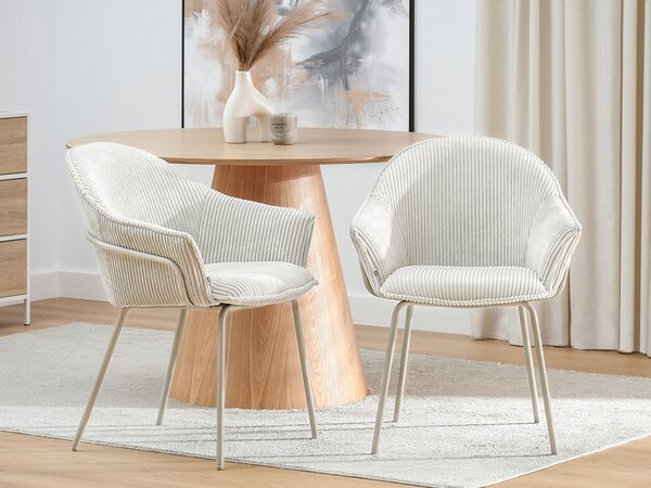 Židle Val (světlobéžová + béžová). Akce -10%
