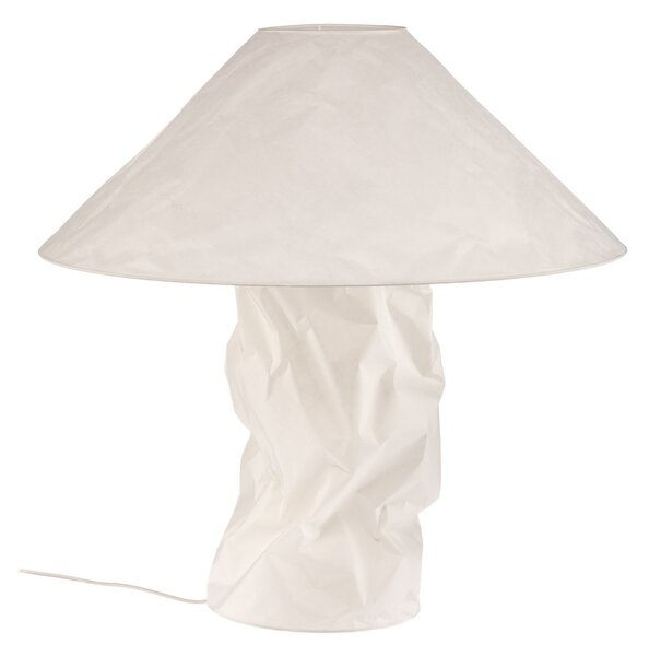 Stolní lampa Ingo Maurer, Lampampe, Bílá, Obývací pokoj, Papír / Karton, Design