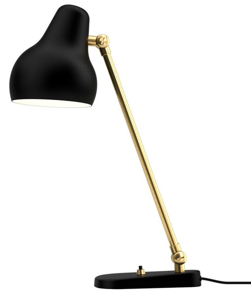 Stolní lampa Louis Poulsen, VL38, Černá, Obývací pokoj, Kov, Design