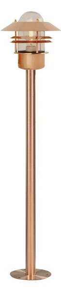 NOR 25078030 Venkovní sloupkové svítidlo Blokhus 1x60W E27 měď čirá - NORDLUX