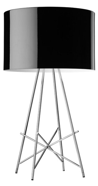 Stolní lampa FLOS, RAY, stmívatelné, Černá, Obývací pokoj, Kov, Design