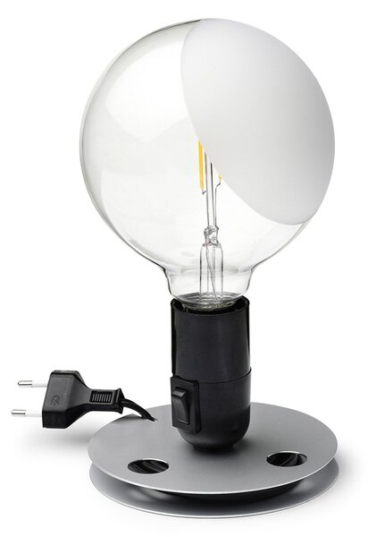 Stolní lampa FLOS, Lampadina, Černá, Obývací pokoj, Kov, Design