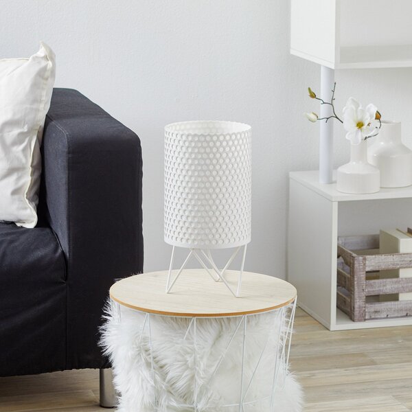 Stolní lampa GUBI, Pedrera, Bílá, Obývací pokoj, Kov, Design
