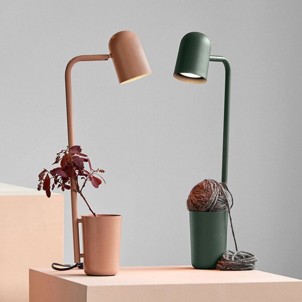Stolní lampa Northern, Buddy table, Zelená, Obývací pokoj, Kov, Skandinávský