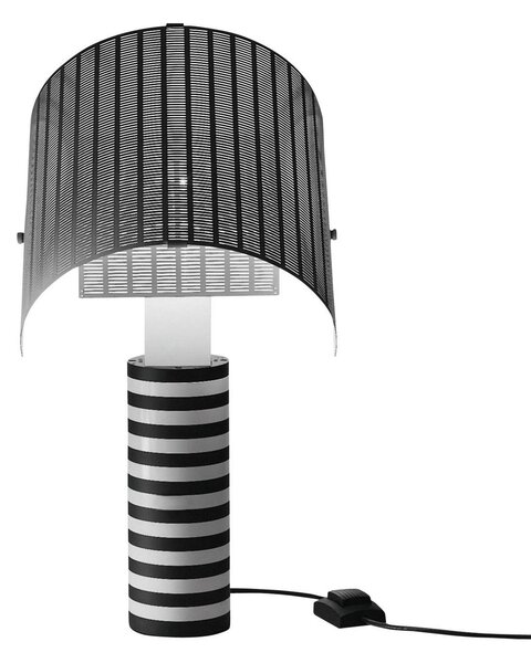 Stolní lampa Artemide, Shogun, Bílá, Obývací pokoj, Kov, Design