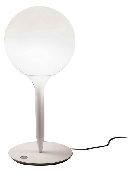 Stolní lampa Artemide, Castore, stmívatelné, Bílá, Obývací pokoj, Plast, Design
