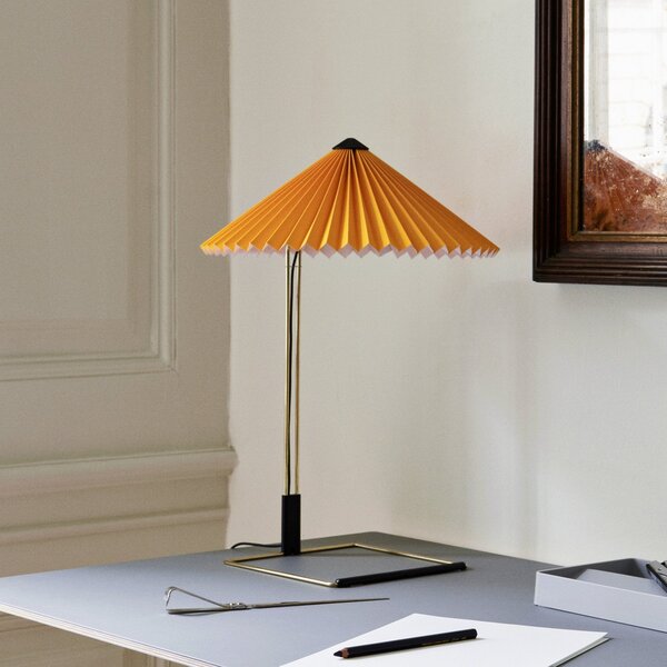 Stolní lampa HAY, Matin 380, stmívatelné, Žlutá, Obývací pokoj, Kov, Design