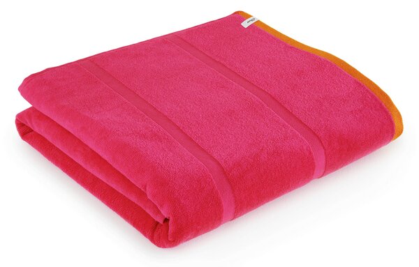 OSUŠKA NA PLÁŽ, 90/180 cm, oranžová, pink S. Oliver - Plážové osušky, Online Only