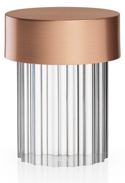 Stolní lampa FLOS, Last Order, stmívatelné, Měděná, Obývací pokoj, Sklo, Design
