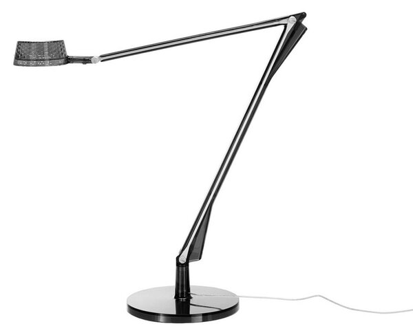 Stolní lampa Kartell, Aledin Dec, Šedá, Obývací pokoj, Plast, Moderní