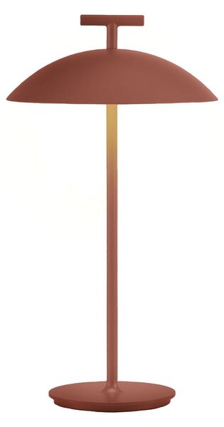 Stolní lampa Kartell, Mini Geen-A, Červená, Obývací pokoj, Kov, Design