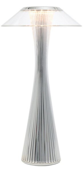 Stolní lampa Kartell, Space, Metalická, Obývací pokoj, Plast, Design