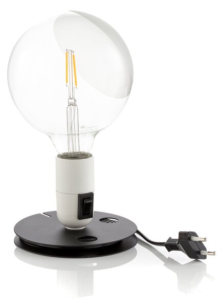 Stolní lampa FLOS, Lampadina, Bílá, Obývací pokoj, Kov, Design