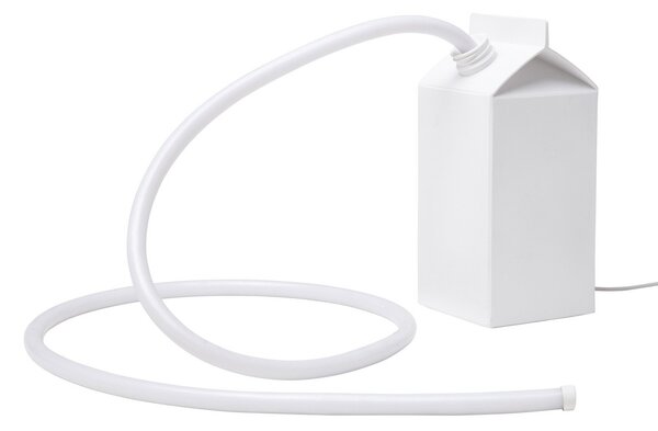 Stolní lampa SELETTI, Daily Glow, Bílá, Obývací pokoj, Plast, Design
