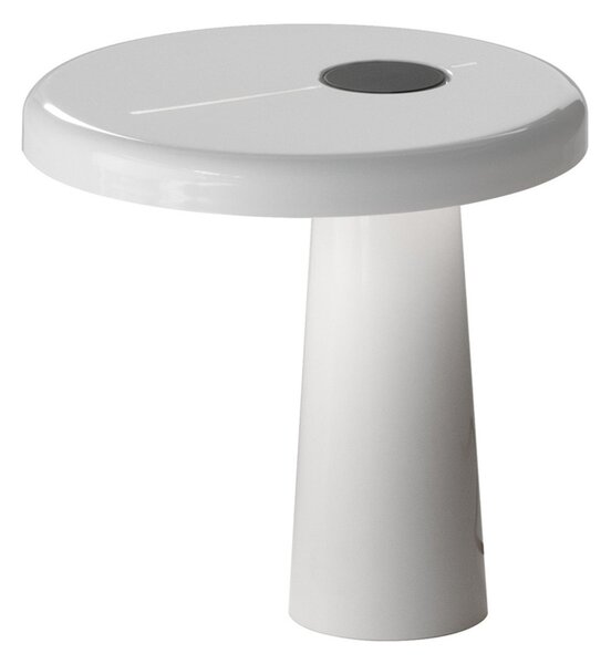 Stolní lampa Martinelli Luce, Hoop, Bílá, Pracovna, Plast, Design